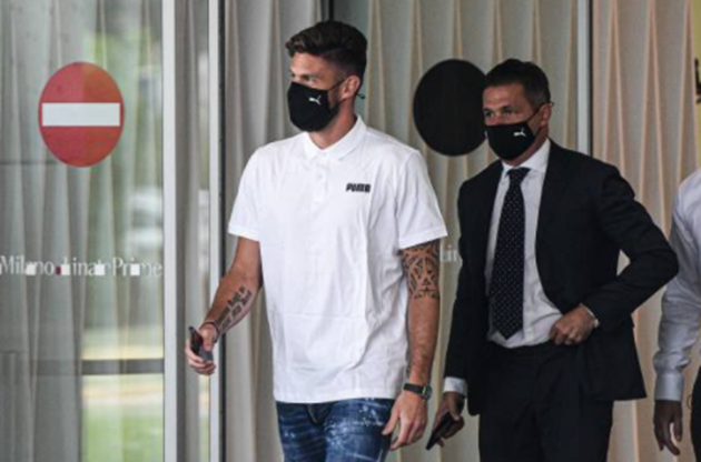 Ảnh Giroud ra mắt AC Milan - Bóng Đá