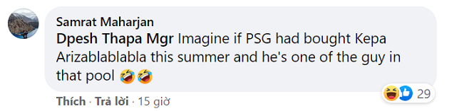 Verratti PSG Kepa troll - Bóng Đá