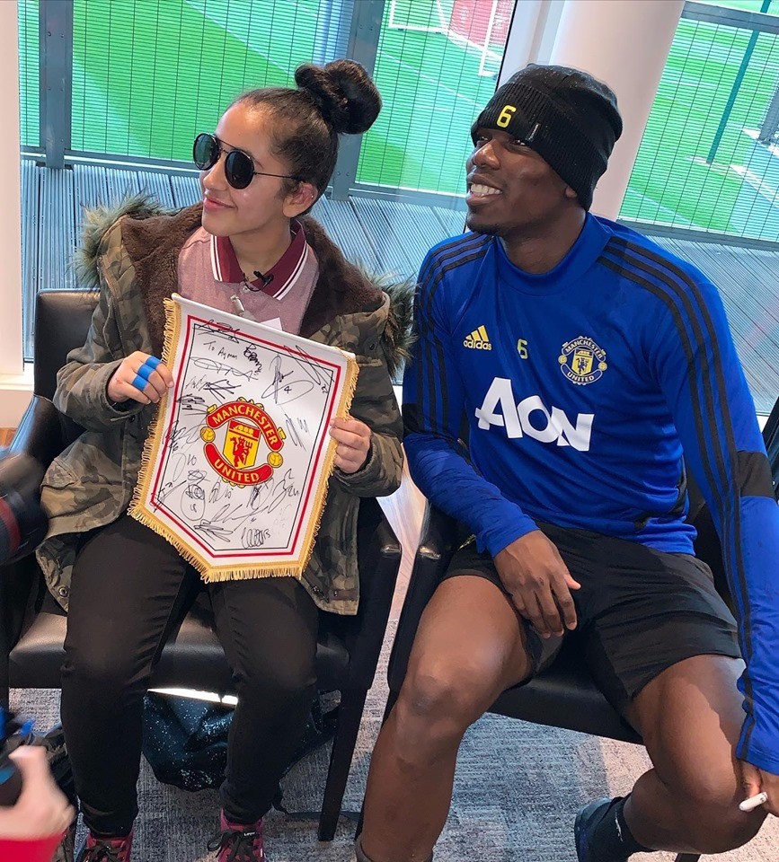 Man United thăm hỏi các bệnh nhân nhí hiểm nghèo - Bóng Đá