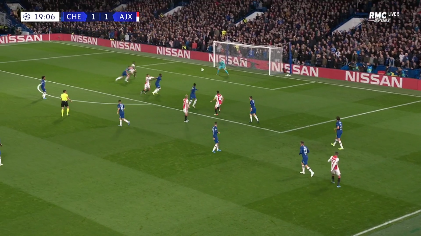 'Rào phòng ngự' 9 người của Chelsea bị xé toang bởi 1 pha tạt bóng - Bóng Đá