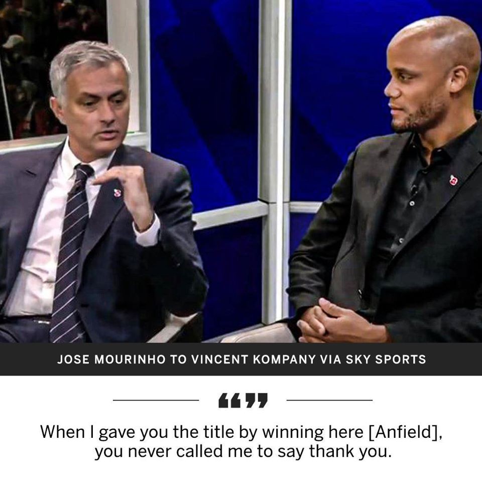 SỐC! Mourinho công khai thừa nhận dâng chức vô địch cho Man City - Bóng Đá