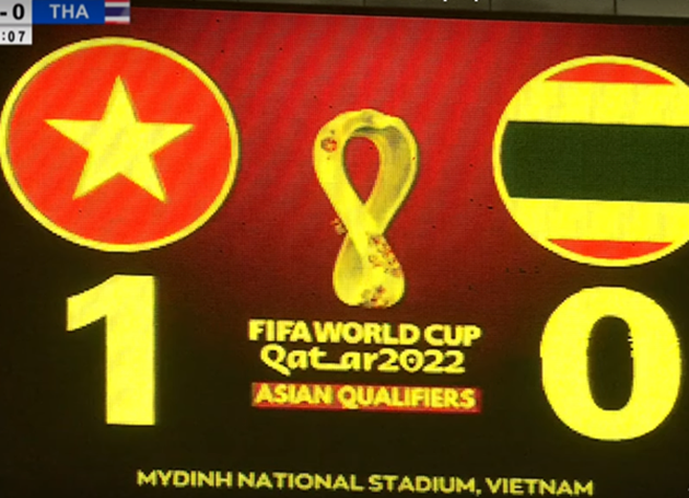 Vì sao các CĐV tại Mỹ Đình đồng loạt reo hò sau khi trọng tài không công nhận bàn thắng? - Bóng Đá