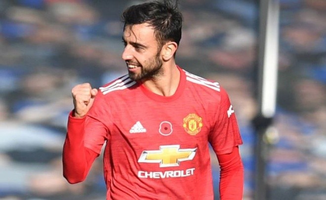 Thắng Everton, Solskjaer dùng 3 từ để miêu tả Bruno Fernandes - Bóng Đá