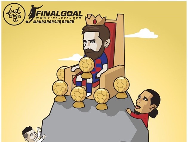 Ảnh chế Messi giành QBV - Bóng Đá