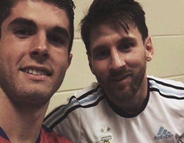 'I was too nervous to try and speak to him!' - USMNT star Pulisic recounts asking Messi for a selfie after game - Bóng Đá
