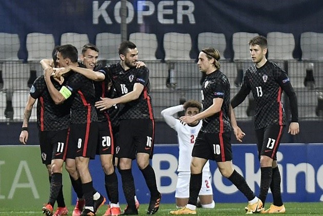 Curtis Jones sent off AFTER full-time of England U21s clash with Croatia - Bóng Đá
