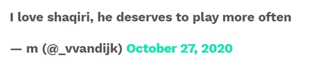 Liverpool fans react on Twitter to Xherdan Shaqiri’s display - Bóng Đá