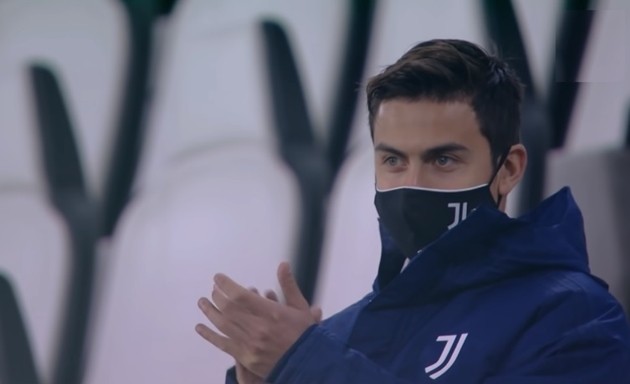 Phản ứng của Dybala sau khi Ronaldo ghi bàn - Bóng Đá