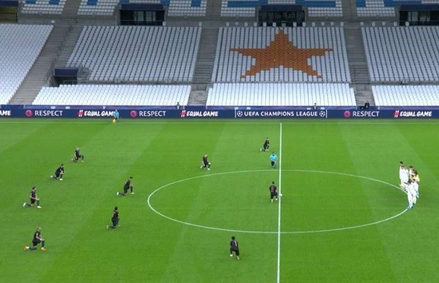 Marseille vs Manchester City: Why did Marseille players not take a knee before kick-off? - Bóng Đá