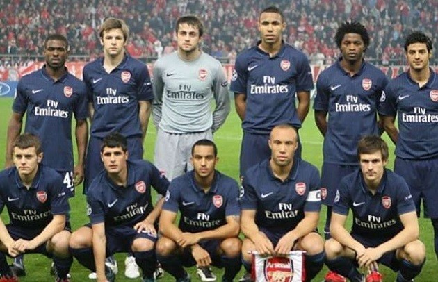 Arsenal fielded the second youngest XI in Champions League history back in 2009 - Bóng Đá