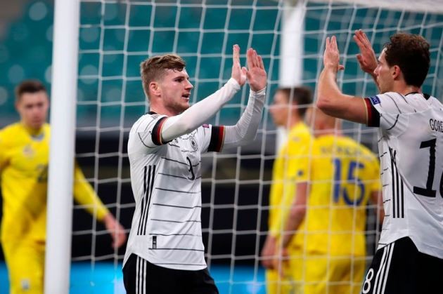 'Best striker in the world' - Chelsea fans go crazy after what Timo Werner did for Germany - Bóng Đá