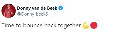 Donny van de Beek breaks silence after Manchester United substitution - Bóng Đá