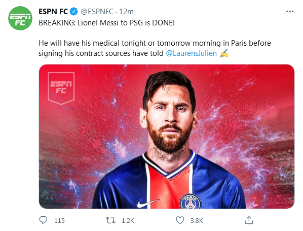 Rất nhanh chóng, Messi đạt thỏa thuận gia nhập bến đỗ mới - Bóng Đá