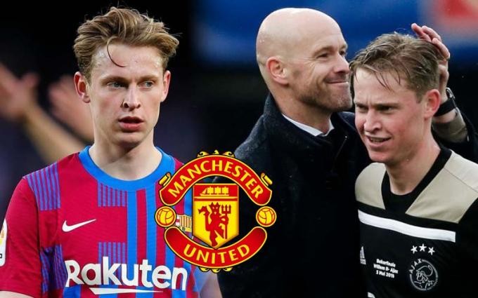 Man Utd boss Erik ten Hag 'sets seven-day deadline' on Frenkie de Jong Barcelona transfer - Bóng Đá