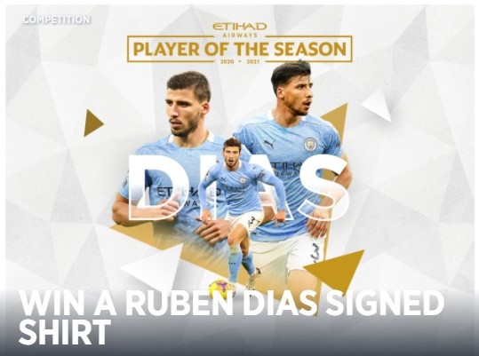 DIAS NAMED ETIHAD PLAYER OF THE SEASON - Bóng Đá