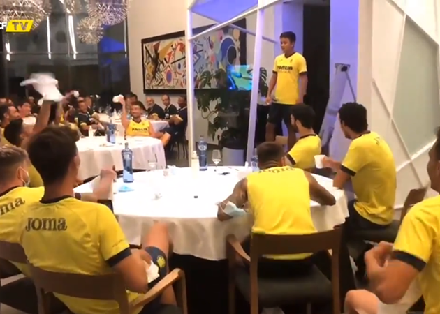 Takefusa Kubo hát nhạc Doraemon chào các đồng đội mới ở Villarreal - Bóng Đá