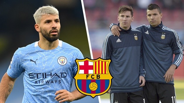 Sergio Aguero ‘very close’ to Barcelona move - Bóng Đá