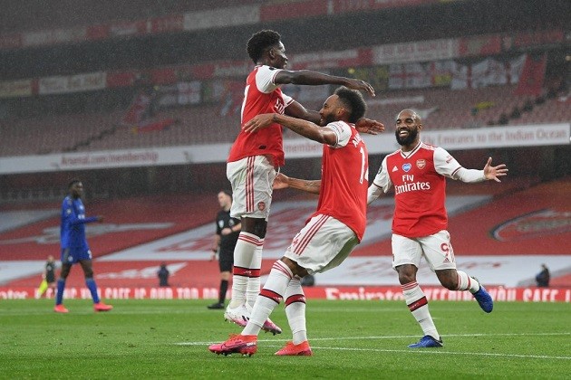 ‘This is crazy’: Saka thankful for Aubameyang gift - Bóng Đá