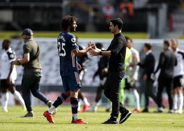 Mikel Arteta admits Mohamed Elneny ‘had doubts’ and lacked self-belief at Arsenal - Bóng Đá