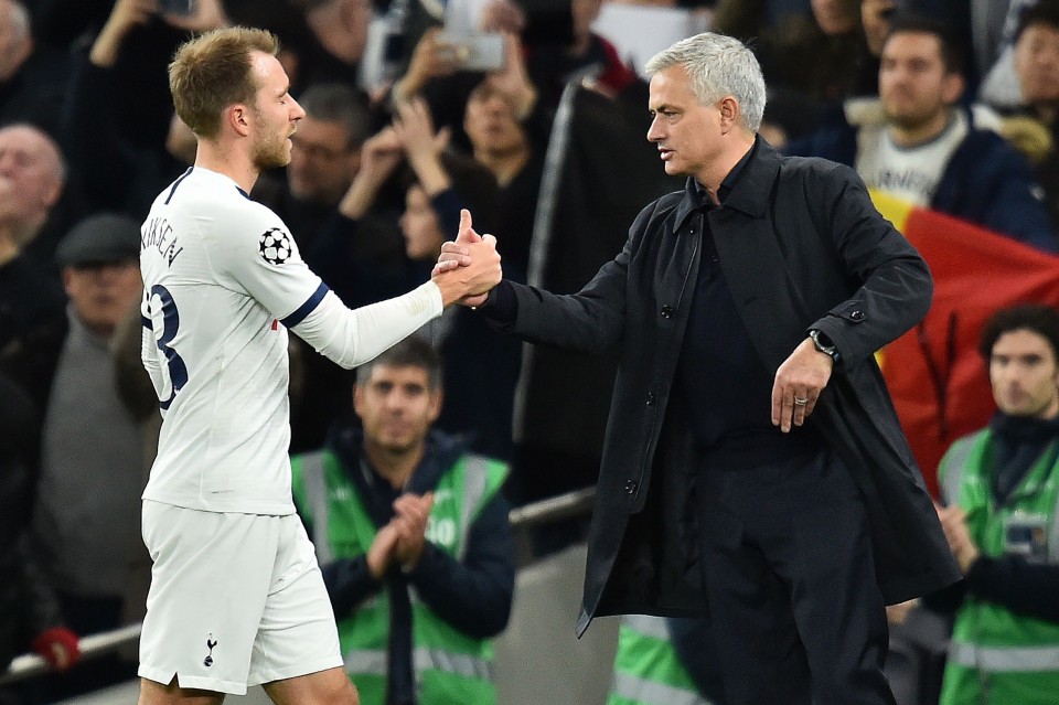 Mourinho cứng rắn đến mấy cũng làm 1 việc vì Eriksen - Bóng Đá