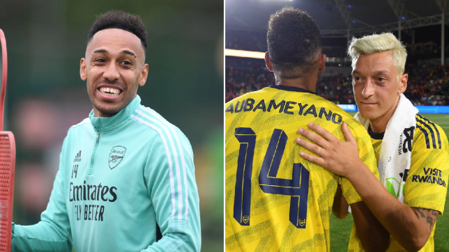 Mesut Ozil sends message to Pierre-Emerick Aubameyang after Arsenal confirm departure of ex-captain - Bóng Đá