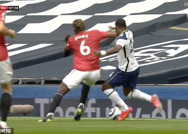 Mourinho: We were unlucky because maybe Pogba should get a red card for an elbow on Serge Aurier - Bóng Đá