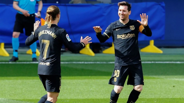 Messi and Griezmann's partnership key in Barcelona's push for the title - Bóng Đá