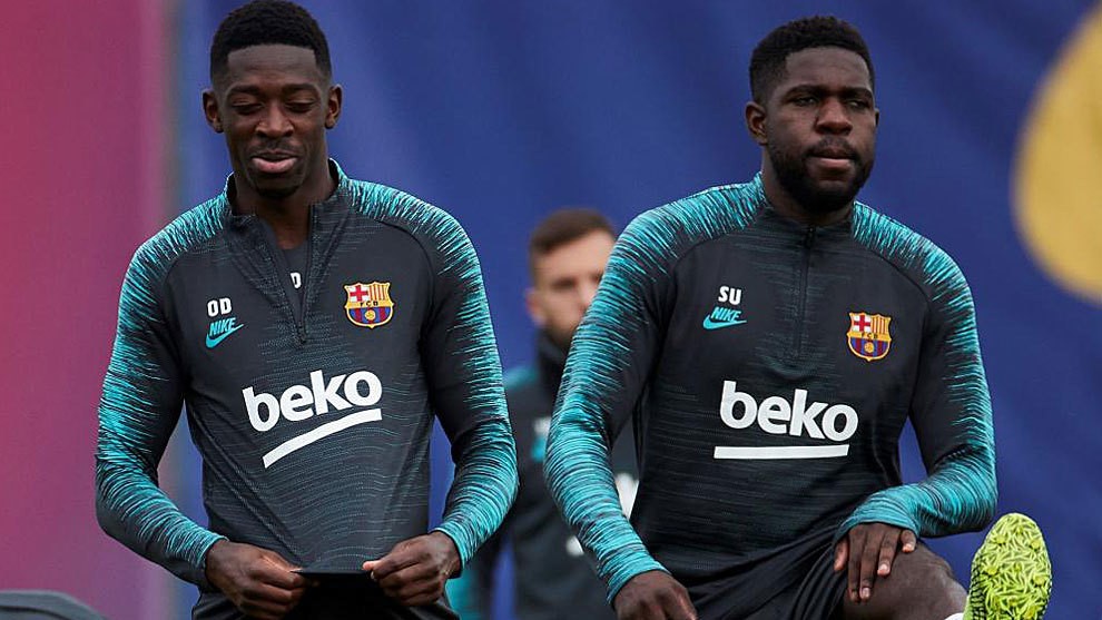 Dembele and Umtiti called up to Barcelona squad to take on Slavia Prague - Bóng Đá