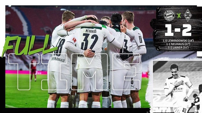 Lewandowski lập công, Bayern vẫn ôm hận trước M’gladbach - Bóng Đá