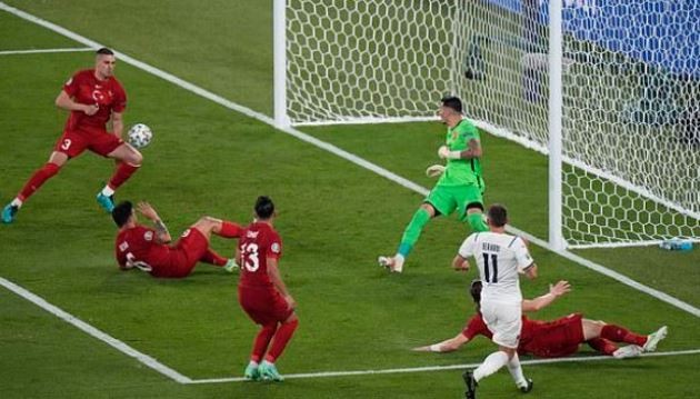 TRỰC TIẾP Thổ Nhĩ Kỳ 0-1 Ý (H2): Phản lưới nhà - Bóng Đá