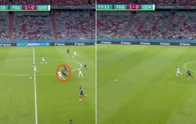 Kylian Mbappe the world’s fastest footballer? Star’s rapid run during France 1-0 Germany - Bóng Đá