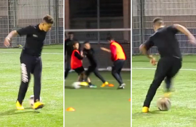 Watch new Man Utd signing Jadon Sancho showcase silky skills at just 14 leaving opponents bamboozled - Bóng Đá