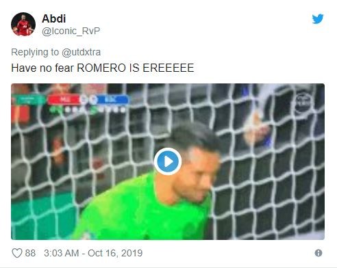 Manchester United: These fans have faith in Sergio Romero to replace David de Gea if needed - Bóng Đá