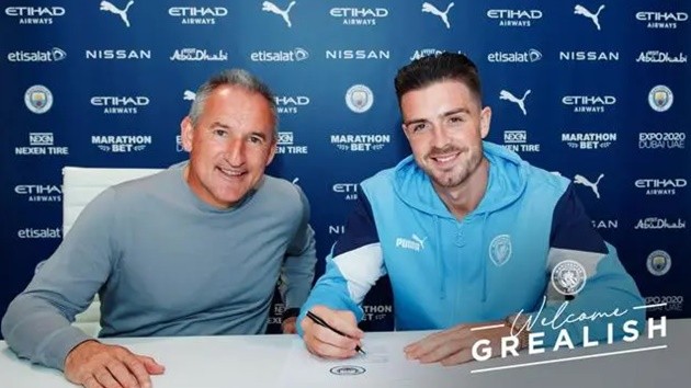 CHÍNH THỨC! Jack Grealish gia nhập Man City - Bóng Đá