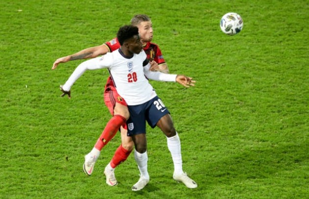 Aston Villa skipper Grealish commented on Saka's social media post with the phrase: “What a player.” - Bóng Đá