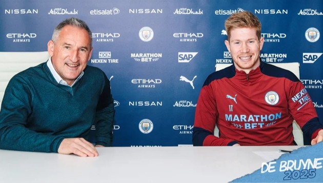 De Bruyne gia hạn - Bóng Đá