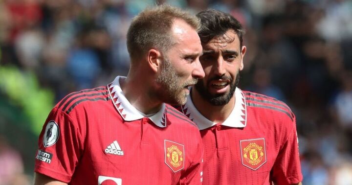 Bruno Fernandes says the addition of Christian Eriksen has allowed him to become even more effective in matches. - Bóng Đá