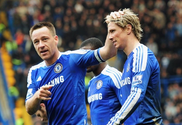 Đôi hình kết hợp Liverpool - Chelsea của Torres - Bóng Đá