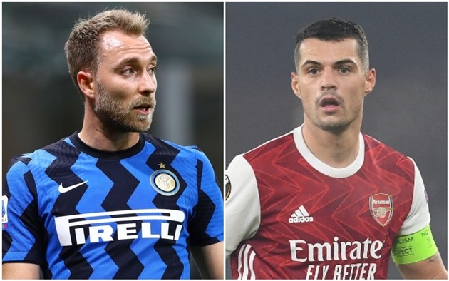 Arsenal dùng Xhaka đổi Eriksen - Bóng Đá