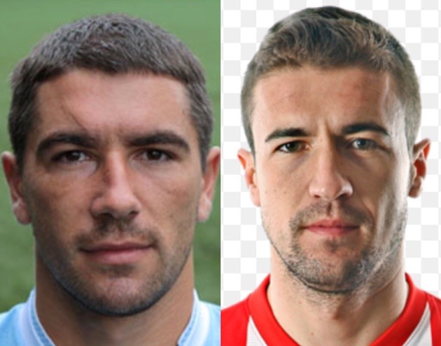 10 cặp cầu thủ giống hệt nhau - Bóng Đá