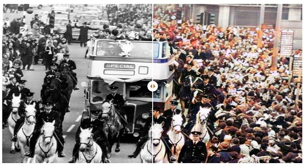 Treasured Manchester football photos transformed in Memory Lane - Bóng Đá