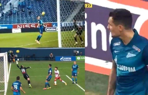 Watch ex-Liverpool ace Dejan Lovren score comical own goal as he lobs keeper with his chest for Zenit St-Petersburg - Bóng Đá
