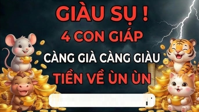 Trời sinh Số Sướng: 4 con giáp đầu tư thắng chắc, lãi mẹ đẻ lãi con
