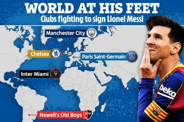 Chelsea have joined the race to sign free agent Lionel Messi after Man City pulled out - Bóng Đá
