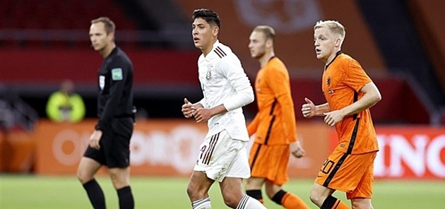 Van de Beek trận Mexico  - Bóng Đá