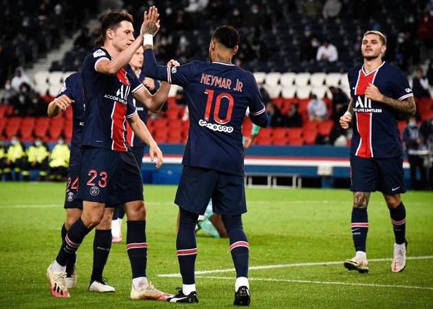 'Song sát' Mbappe - Neymar bùng cháy, PSG 'đánh tennis' với Angers - Bóng Đá