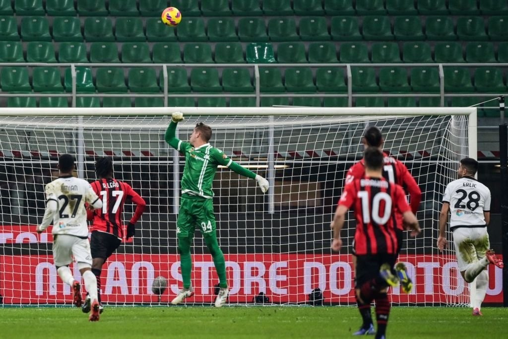 Milan thua ngược Spezia ở phút 90+5 - Bóng Đá