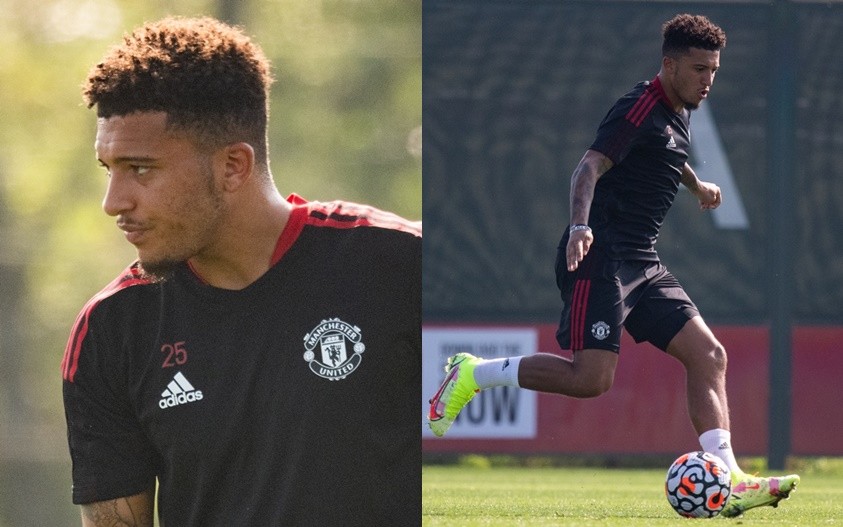 Jadon Sancho returns to Manchester United training after England injury - Bóng Đá