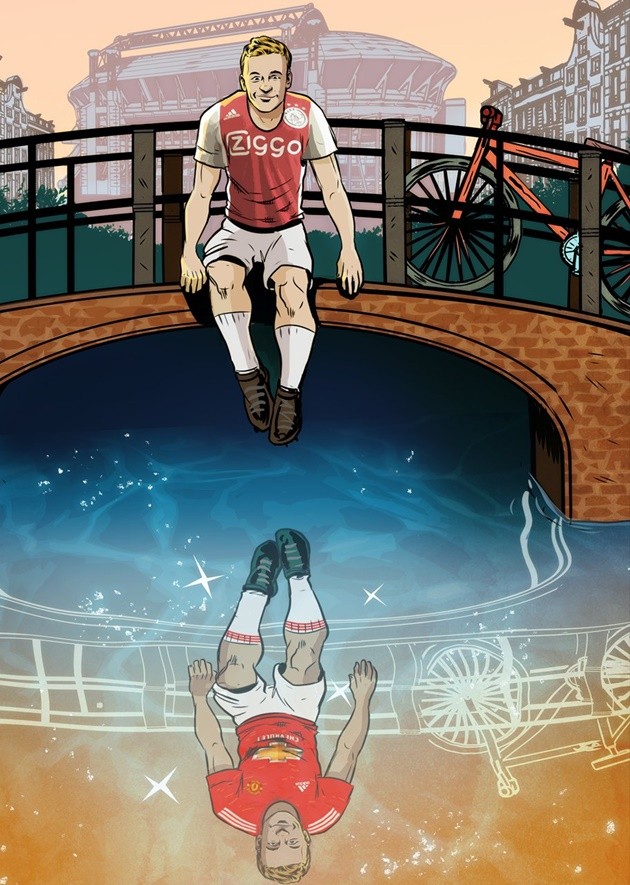 Ảnh chế MU mua De Beek - Bóng Đá