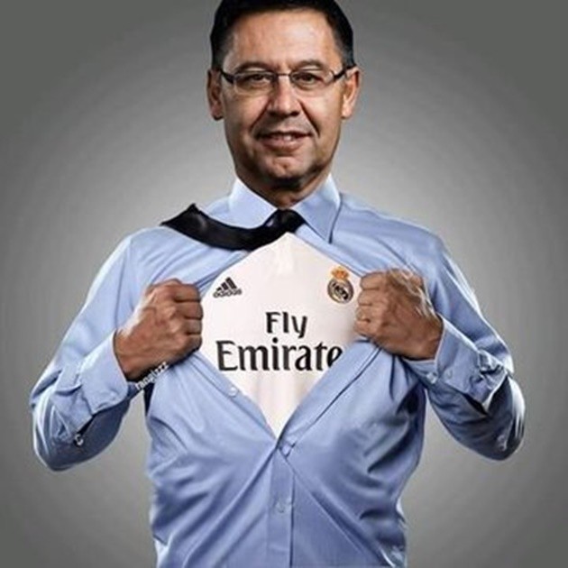 Ảnh chế Bartomeu bị sút - Bóng Đá